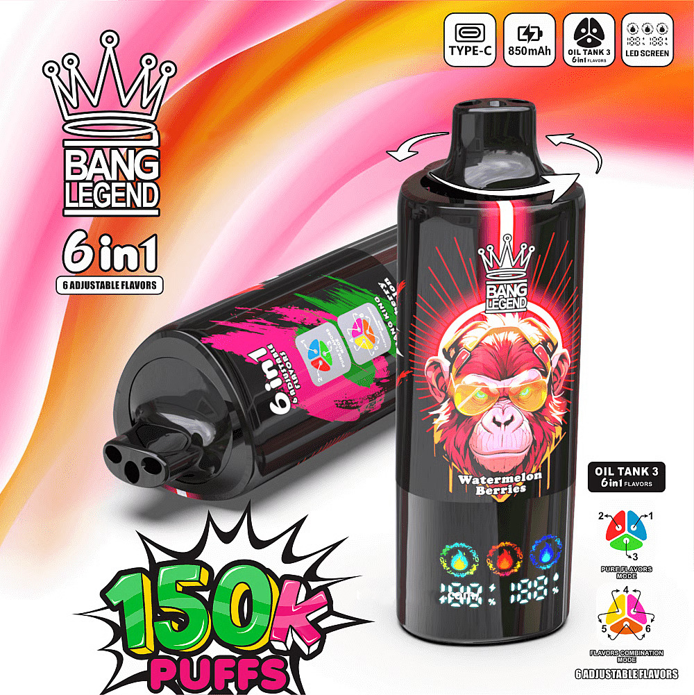 Bang Legend 150k Puffs | Vape Factory Wholesale - Image 4