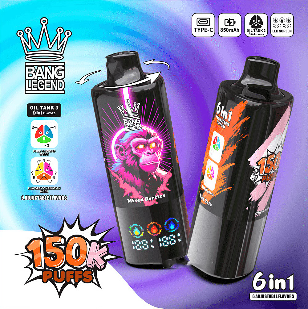 Bang Legend 150k Puffs | Vape Factory Wholesale - Image 9