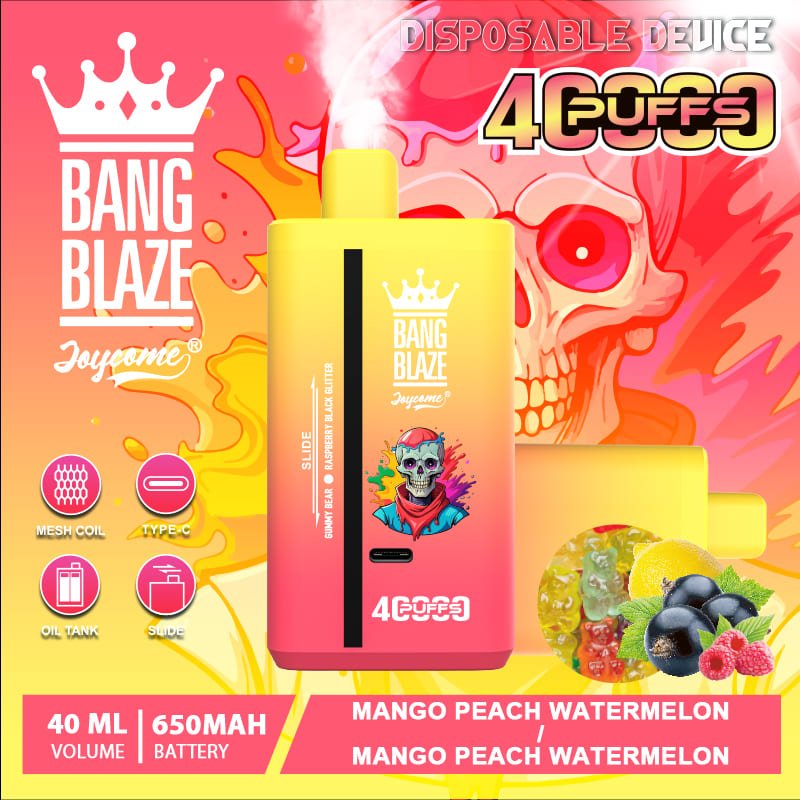 Bang Blaze 40000 Puffs Vape | 40ML Dual-Flavor , Type-C Recharge - Image 12