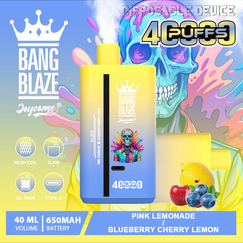 Bang Blaze 40000 Puffs Vape | 40ML Dual-Flavor , Type-C Recharge - Image 4