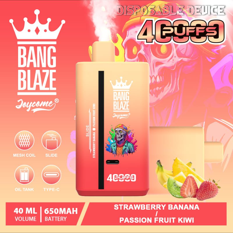 Bang Blaze 40000 Puffs Vape | 40ML Dual-Flavor , Type-C Recharge - Image 6
