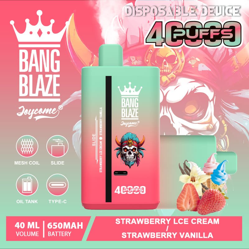 Bang Blaze 40000 Puffs Vape | 40ML Dual-Flavor , Type-C Recharge - Image 7