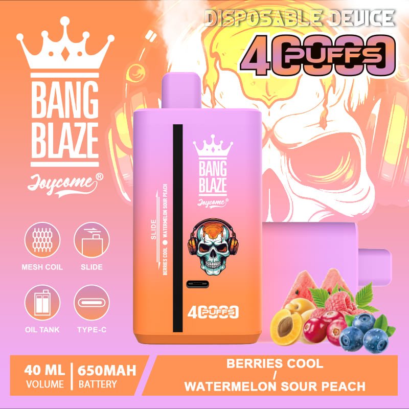 Bang Blaze 40000 Puffs Vape | 40ML Dual-Flavor , Type-C Recharge - Image 10