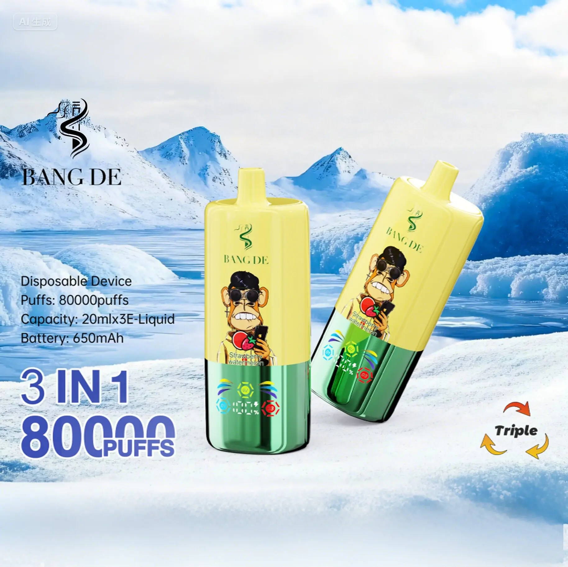 Bang DE 80000 Disposable Vape 80k Puff - Image 7