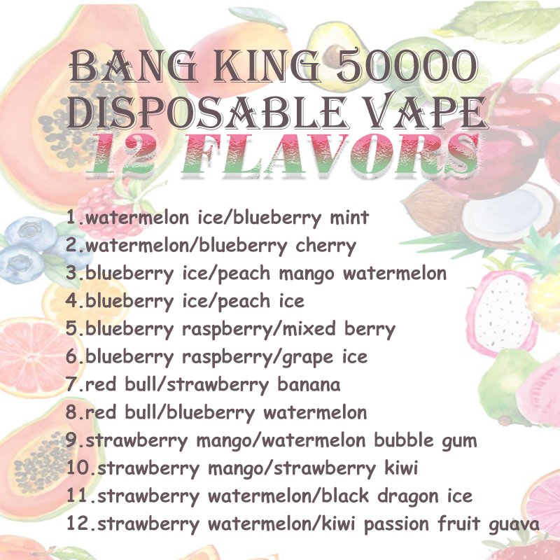 Bang King 50000 Puffs Disposable Vape - Image 10