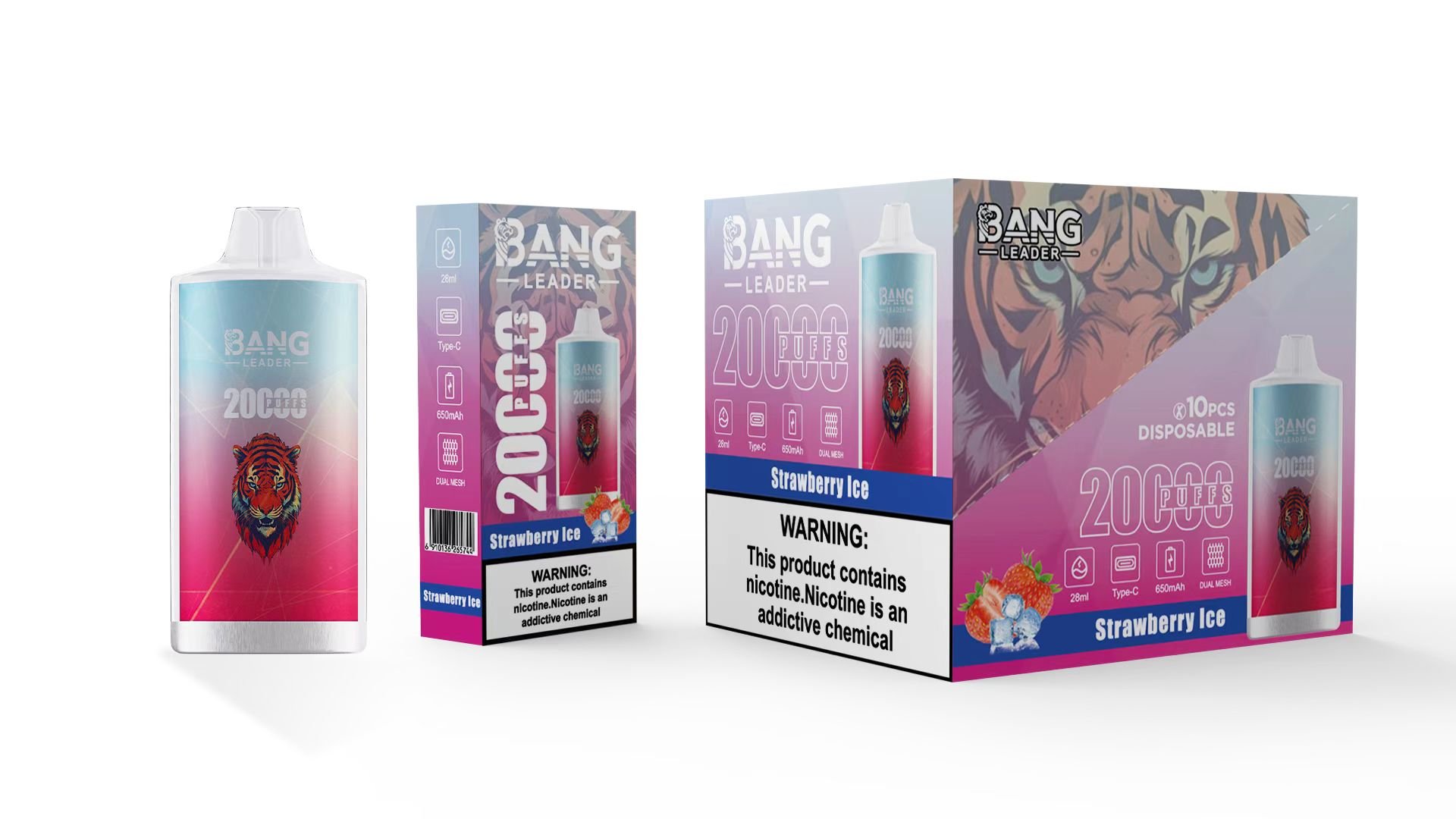 Bang Leader 20000 Puffs Disposable Vape -0% to 5% Nicotine Options - Image 9