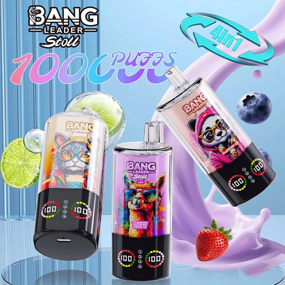 Bang Leader Stoll 100K 100000 Puffs 4 in 1 Flavors & LED Display Disposable Vape – Bild 6