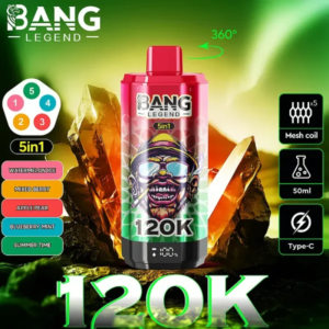 Bang Legend 120K Puffs 5-in-1 Flavor Switch Vape | Newest Design