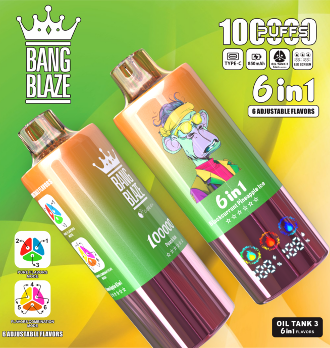 Bang Blaze 100k Disposable Vape 6-in-1 Flavor - Image 5