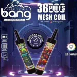Bang 36000 Puffs 0% 2% 3% 5% Nicotine  Vape