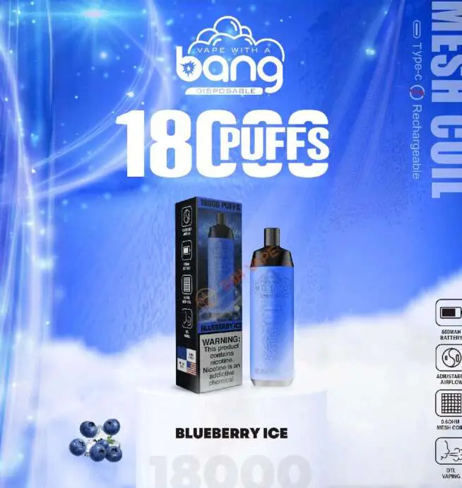 Bang Crown Bar 18000 Puffs 0% 2% 3% 5% Nicotine Disposable Vape – Bild 2