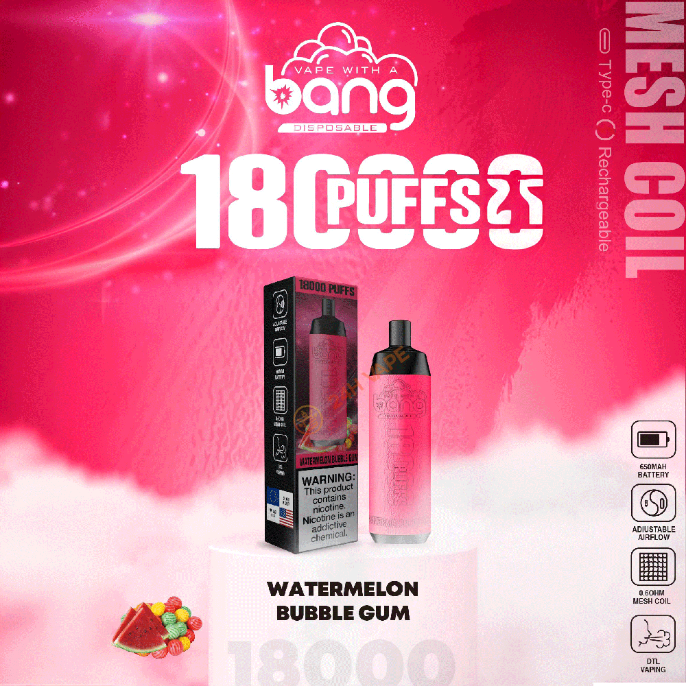 Bang Crown Bar 18000 Puffs 0% 2% 3% 5% Nicotine Disposable Vape – Bild 12