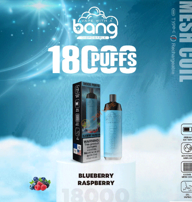 Bang Crown Bar 18000 Puffs 0% 2% 3% 5% Nicotine Disposable Vape – Bild 3