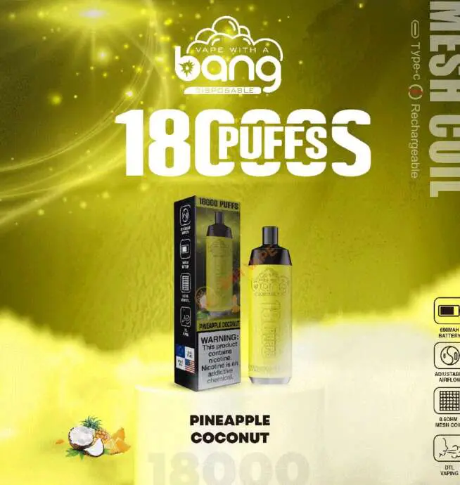 Bang Crown Bar 18000 Puffs 0% 2% 3% 5% Nicotine Disposable Vape – Bild 7
