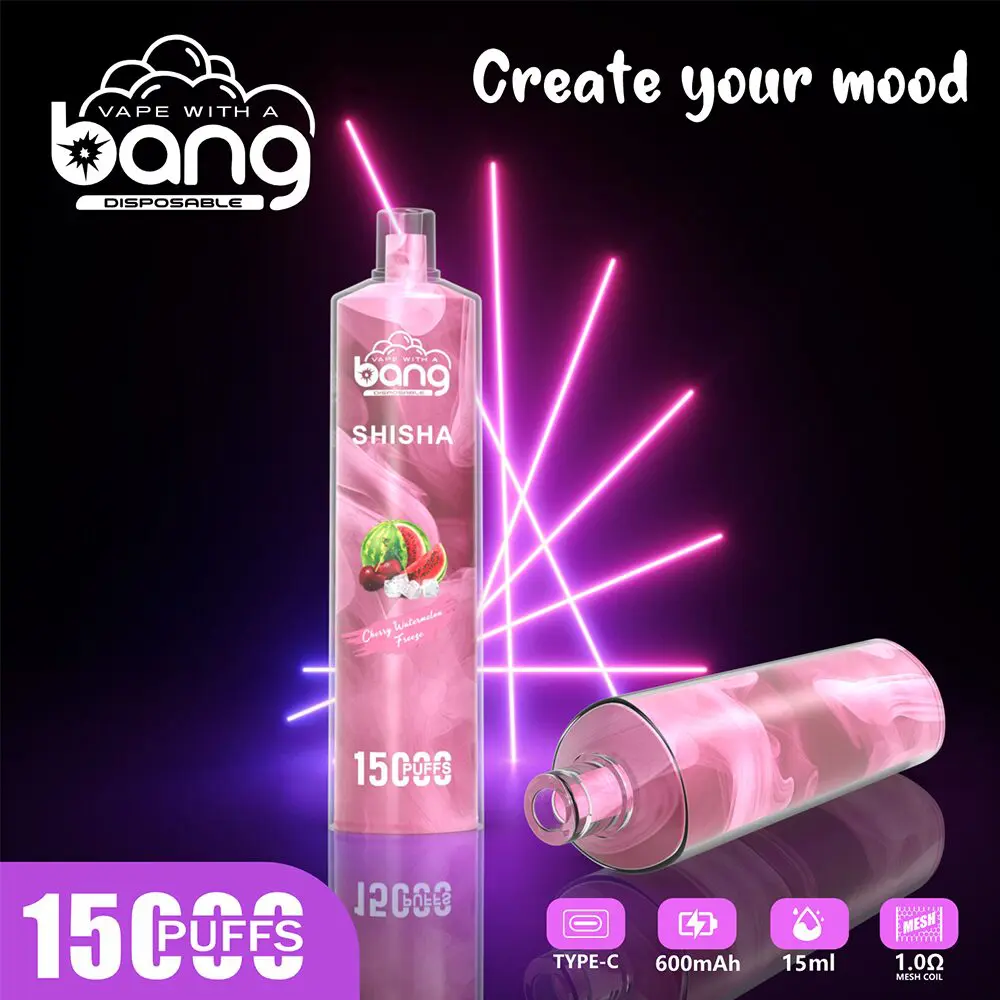 Bang SHISHA 15000 bouffées Vape jetable