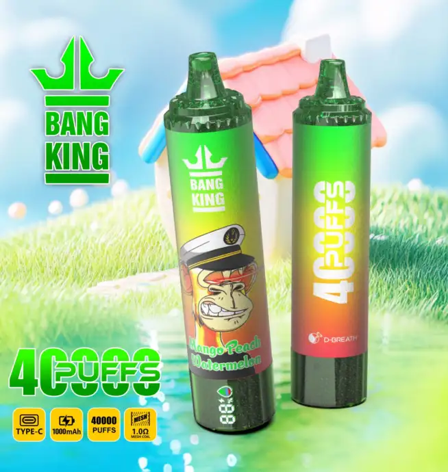 40k Puff Bang King Tornado | 40000 Puffs Disposable Vape Pen - Image 4