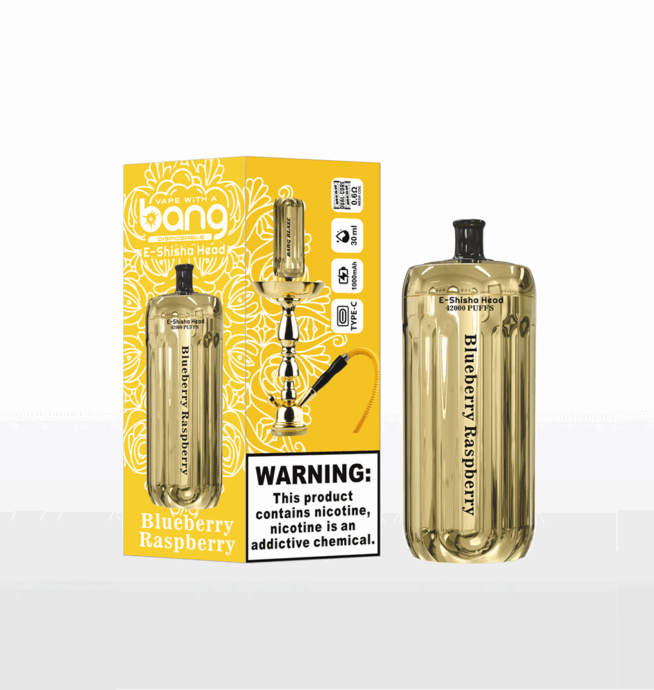 Bang E-Shisha Head 42k Puff Gold LED Display Vape - Image 3