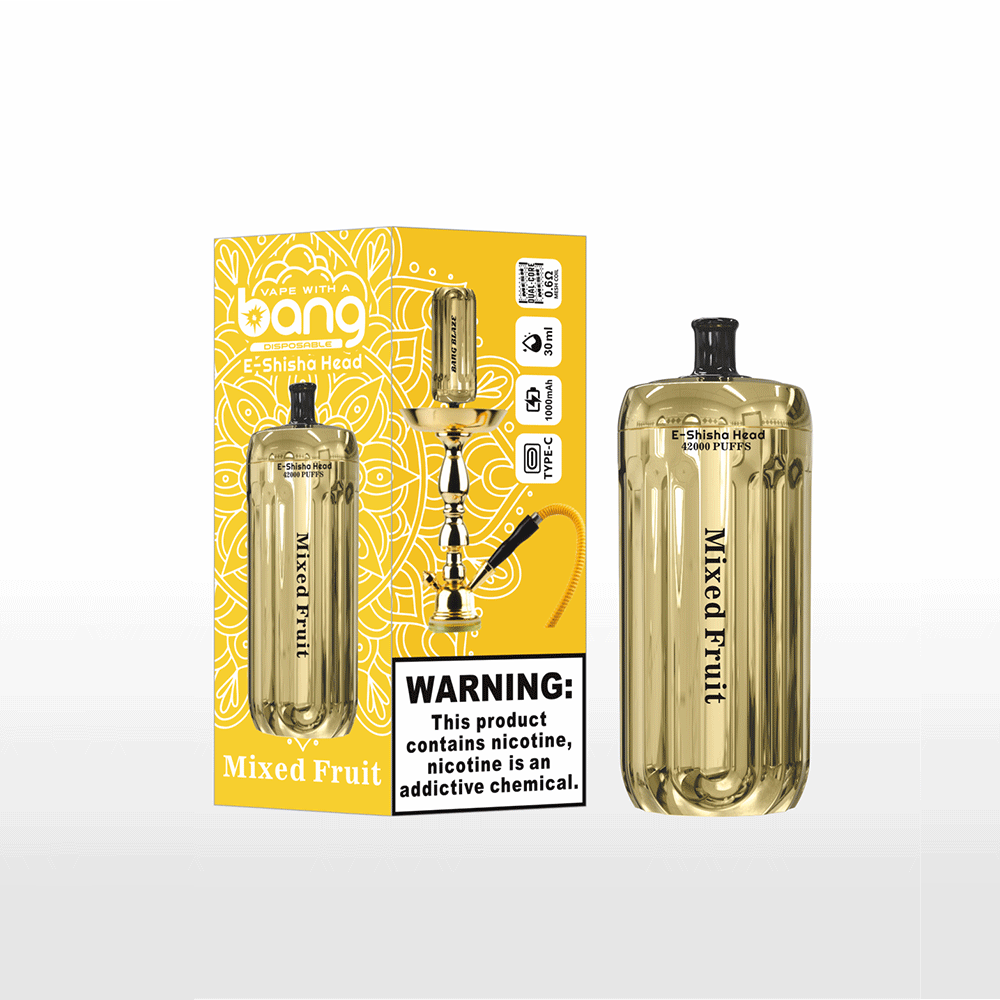 Bang E-Shisha Head 42k Puff Gold LED Display Vape - Image 6