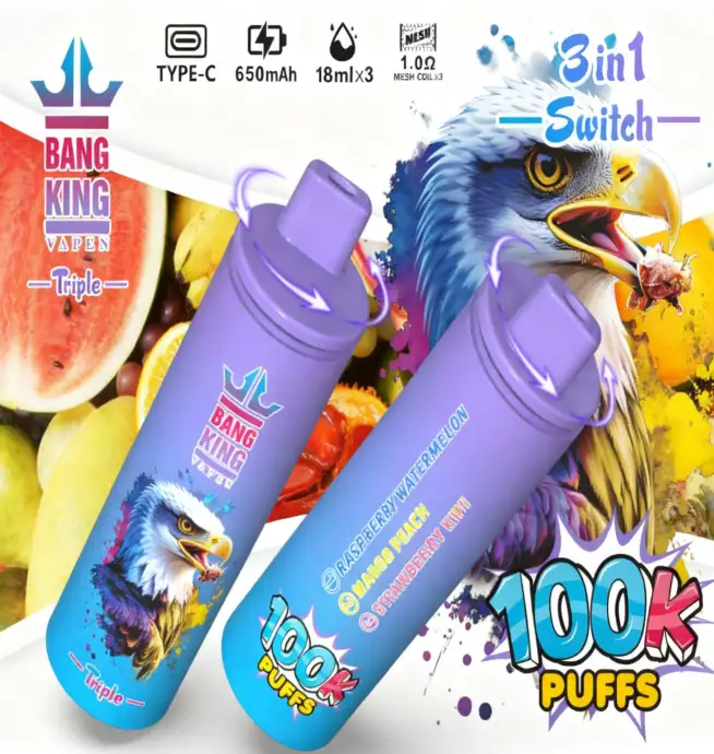 Bang King Triple 100K Puffs Vape - Image 4