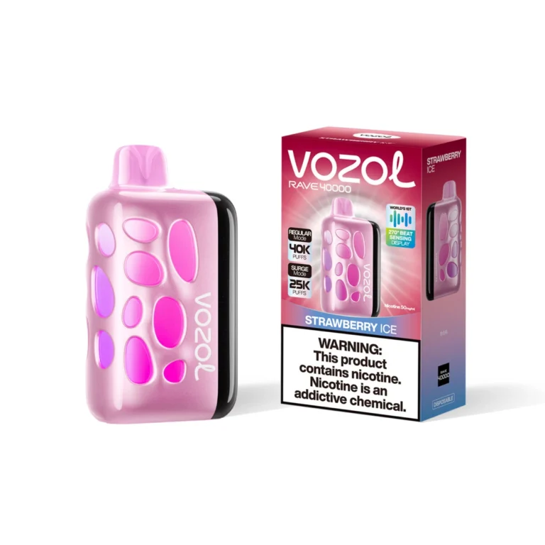 40000 Puffs Disposable Vape | VOZOL RAVE Mango Ice Flavor LED | Rechargeable Vape – Bild 11