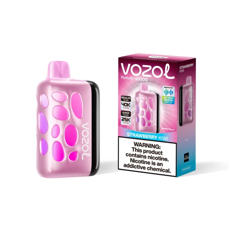 40000 Puffs Disposable Vape | VOZOL RAVE Mango Ice Flavor LED | Rechargeable Vape – Bild 4