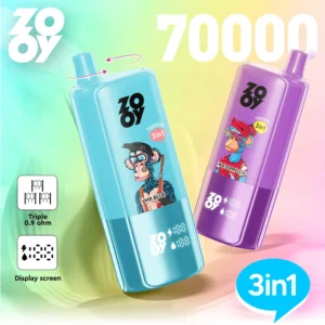 ZOOY TRIPLE 70000 Puffs– 3-in-1 Disposable Vape