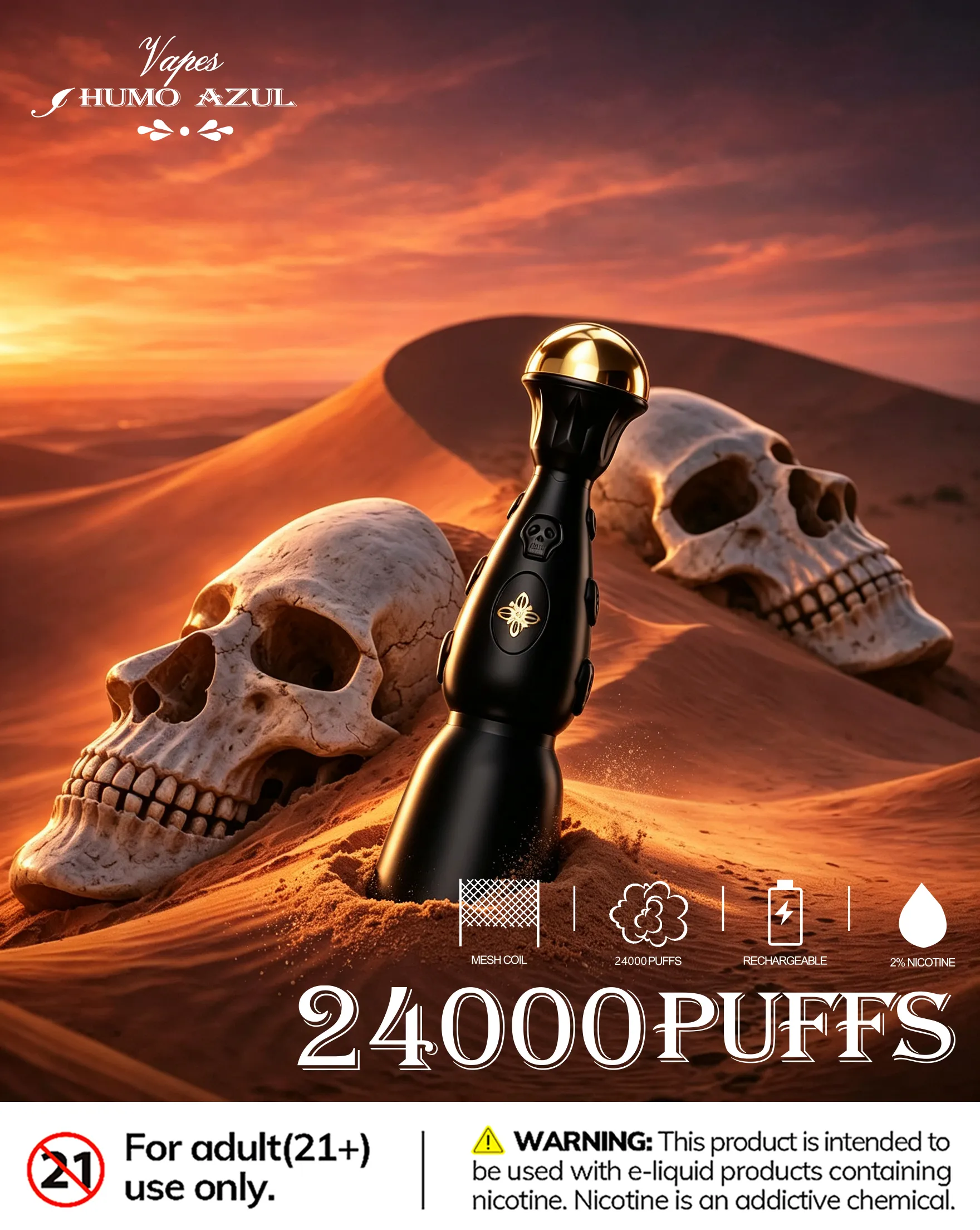 Humo Azul Dark Night 使い捨てベイプデバイス