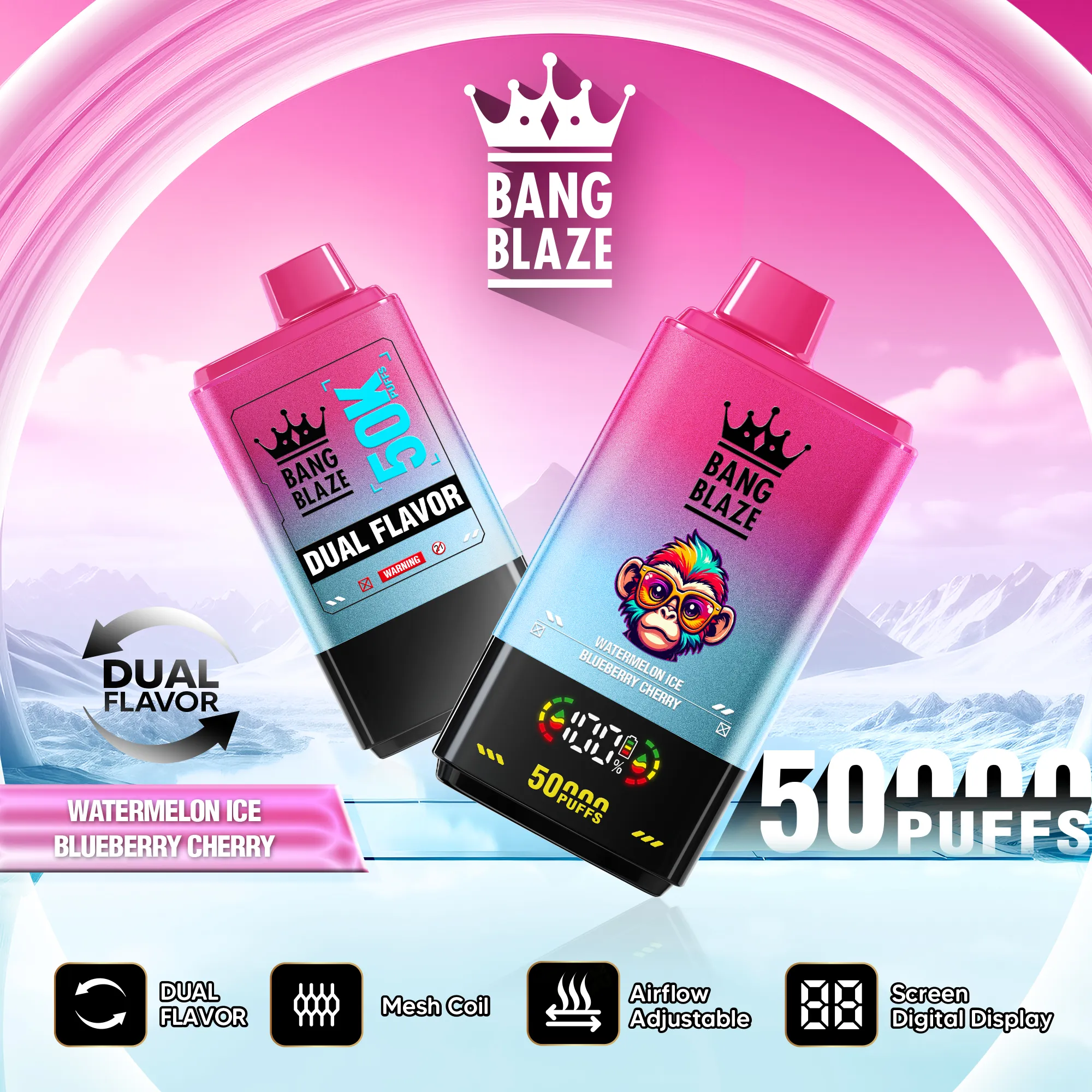 Image 2 de la cigarette électronique jetable Vapemaiosn Bang Blaze 50k