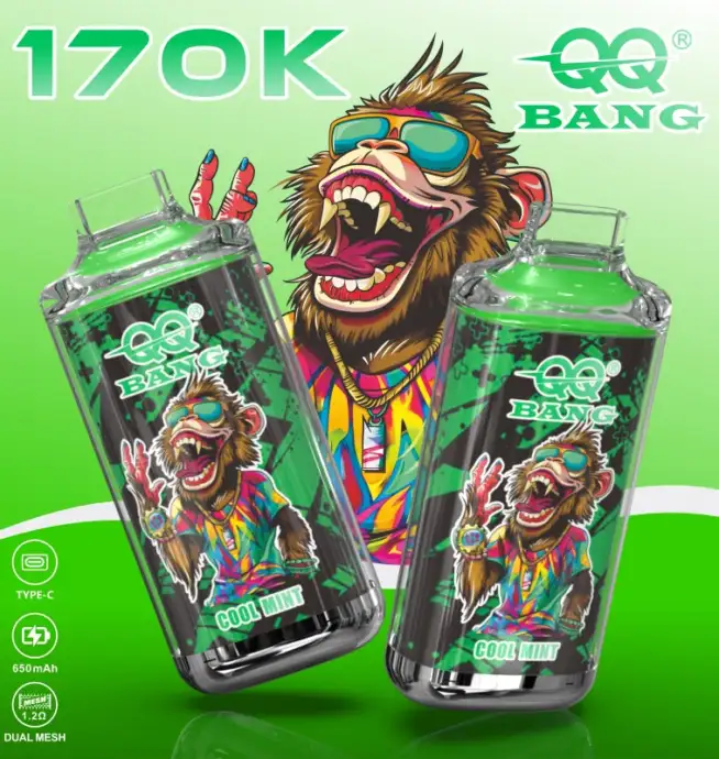 Vapemaison Qq Bang 170k: variante di dispositivo vaporizzatore usa e getta