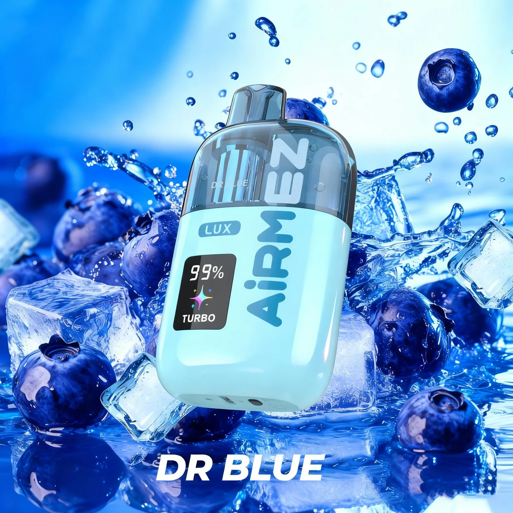 AiRMEZ Lux 60000 Puffs Disposable Vape - dr Blue