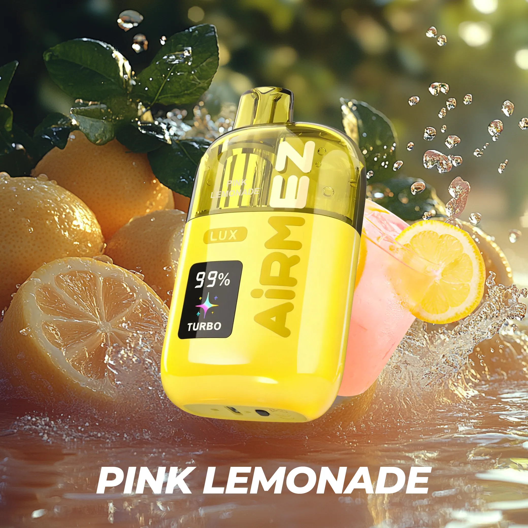 AiRMEZ Lux 60000 Puffs Disposable Vape - Pink Lemonade