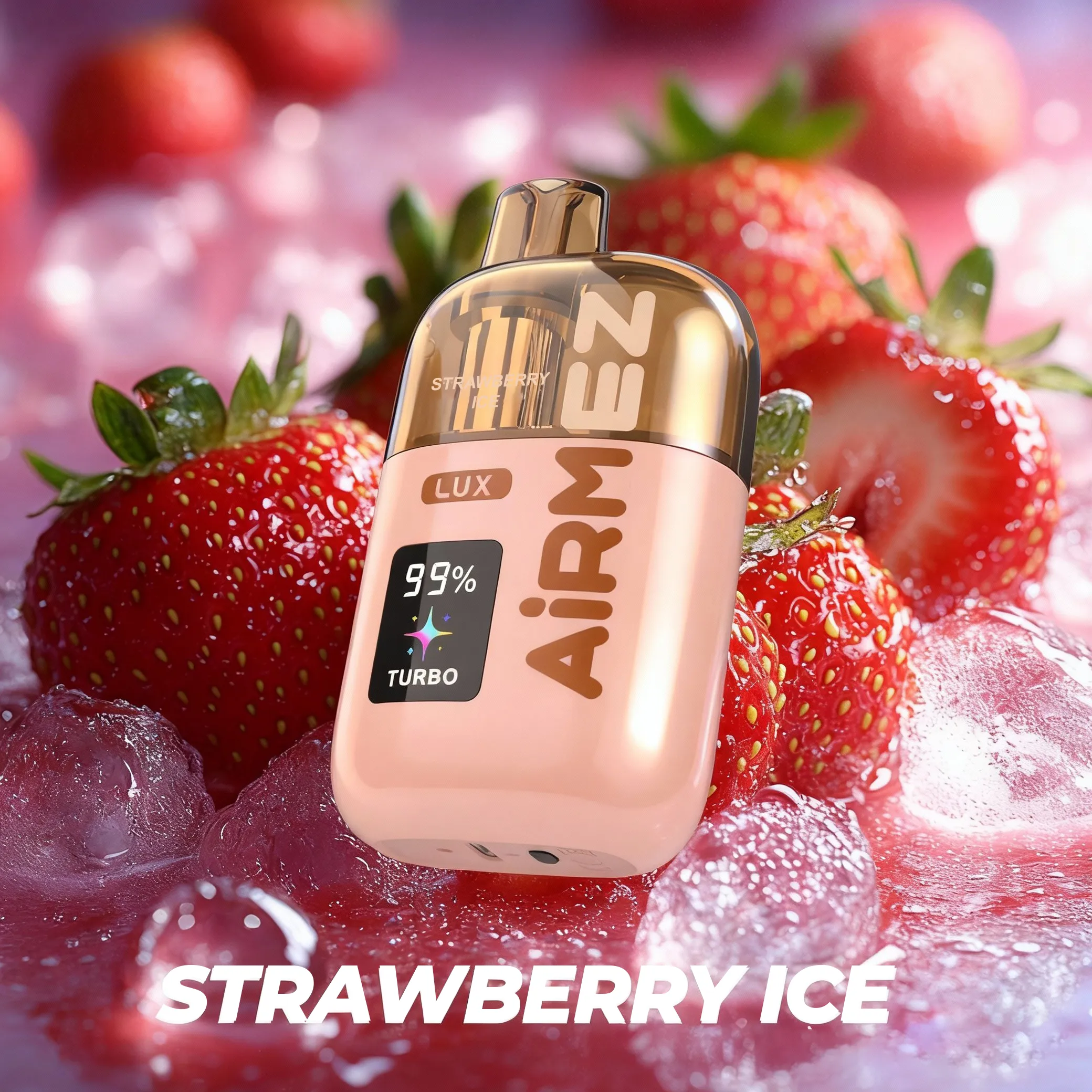 AiRMEZ Lux 60000 Puffs Disposable Vape - Strawberry Ice