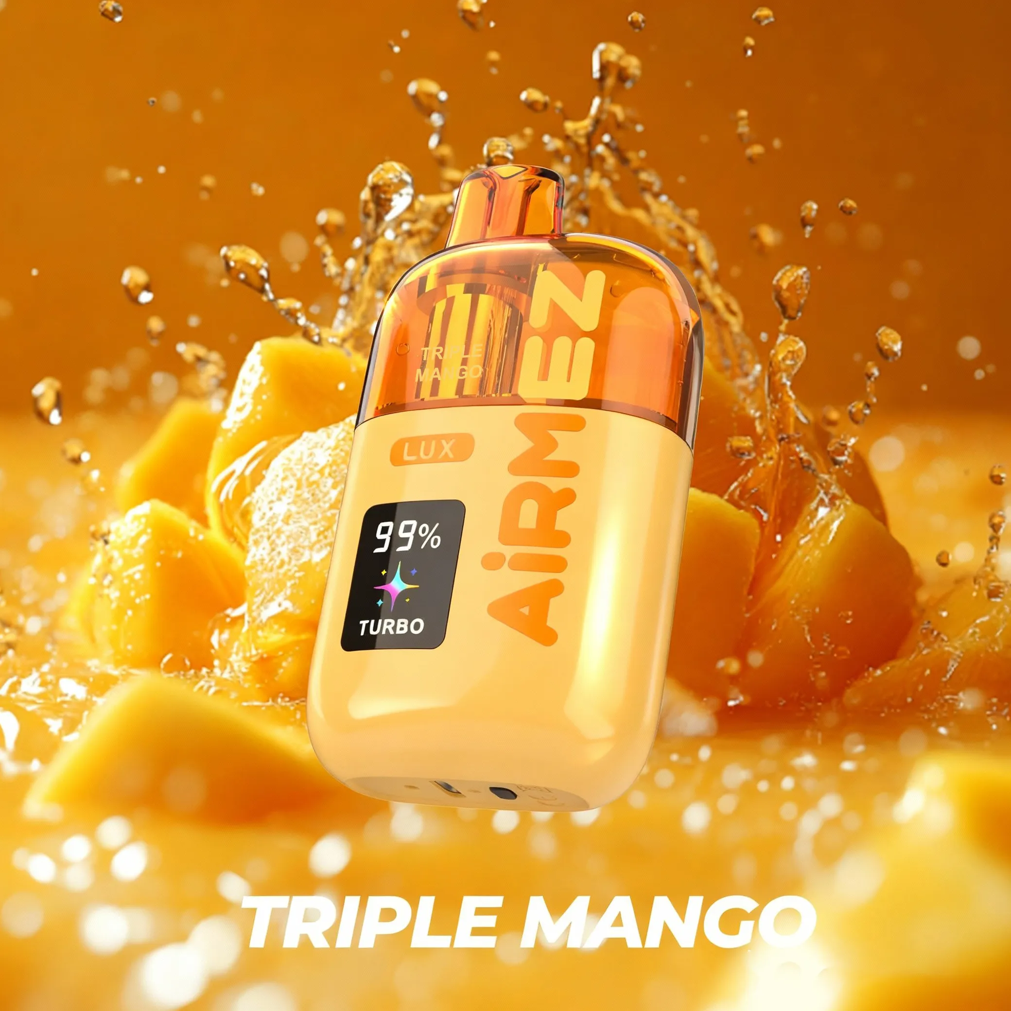 AiRMEZ Lux 60000 Puffs Disposable Vape - Triple Mango