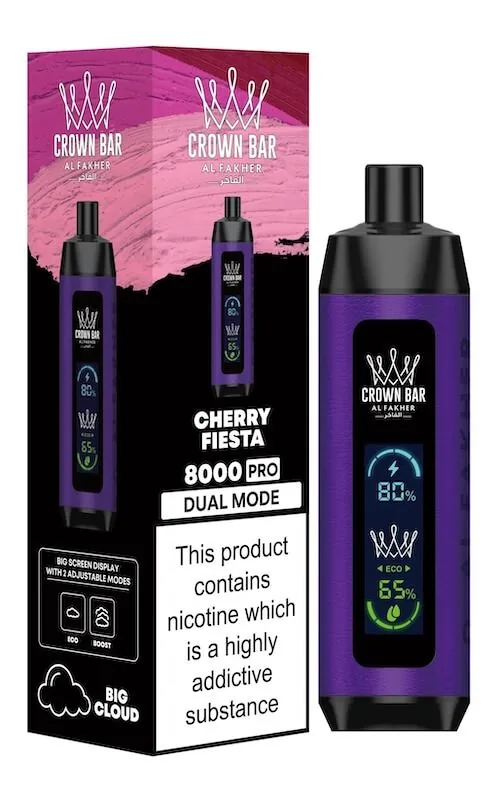 Al Fakher Crown Bars 8000 – Cigarette électronique jetable | 8 000 bouffées – photo du produit n° 9