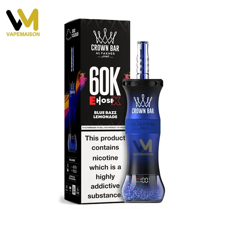 Al Fakher E-Hose X 60K Disposable Vape – Blue Razz Lemonade