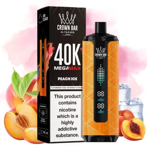 Al Fakher Mega Max 40K Disposable Vape LED Display 0.6% – PEACHICE