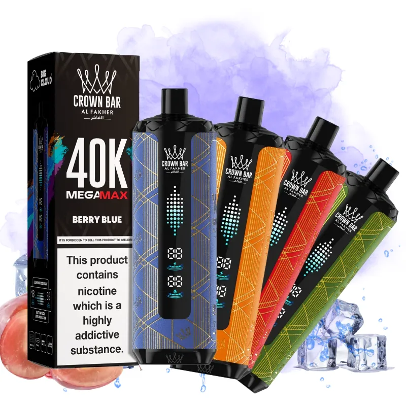 Al Fakher Mega Max 40K Disposable Vape LED Display 0.6% – product view