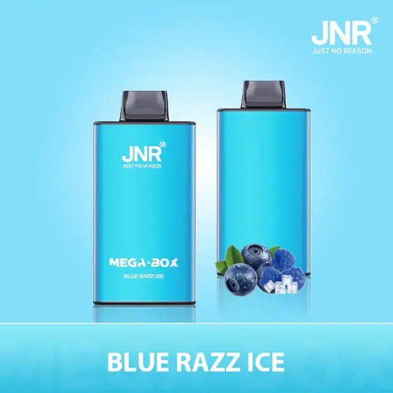 JNR Mega Box 25000 Puffs Disposable Vape - Blue Razz Ice
