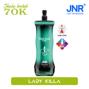 JNR Shisha Hookah 70 000 bouffées - Cigarette électronique jetable - Lady Killa