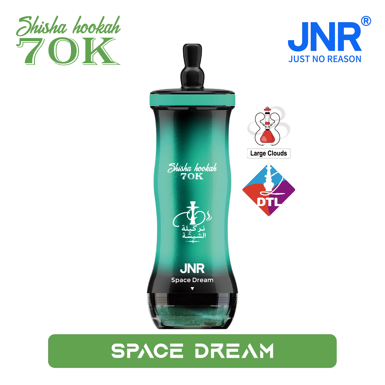 JNR Shisha Hookah 70K Puffs Disposable Vape - Space Dream