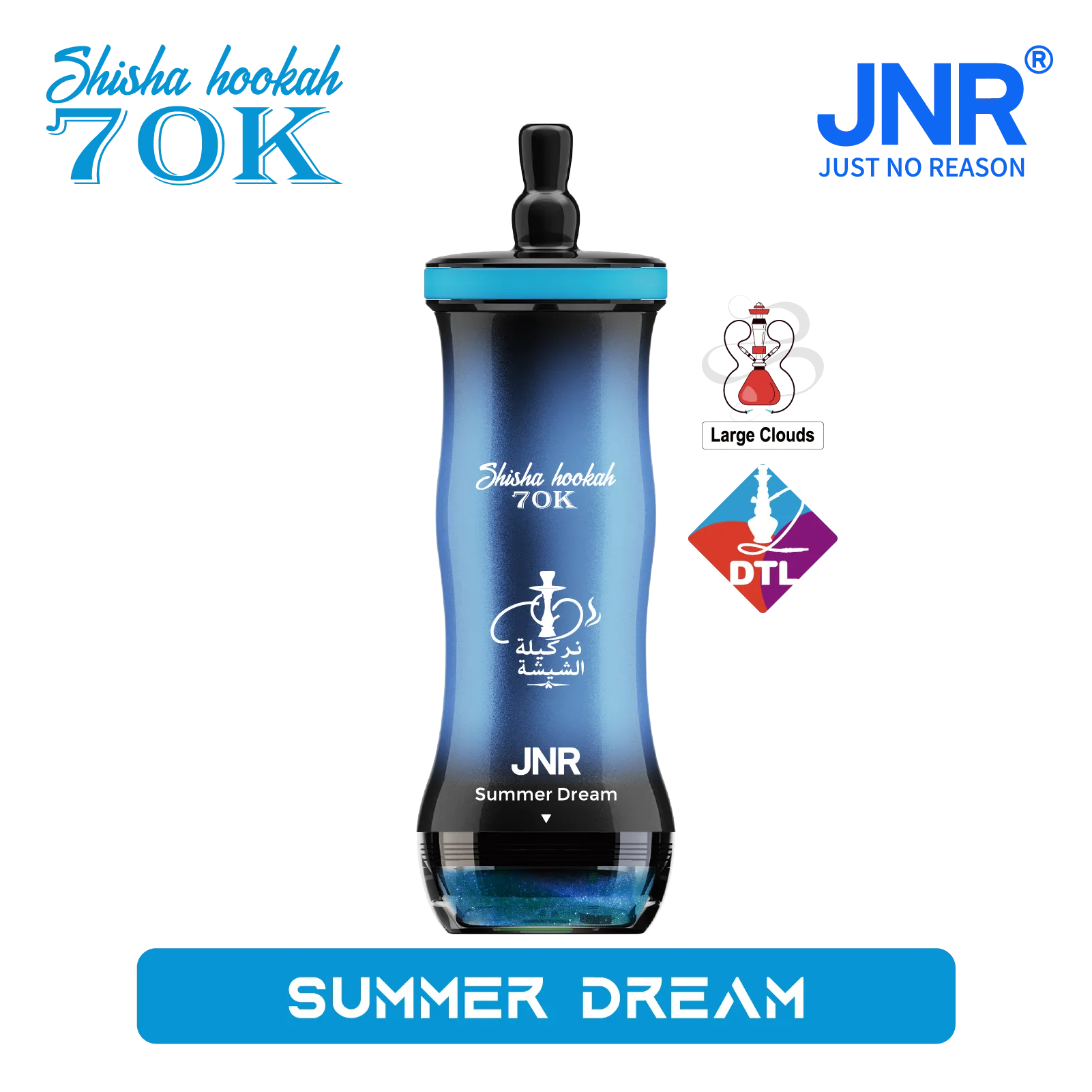 JNR Shisha Hookah 70K Puffs Disposable Vape - Summer Dream