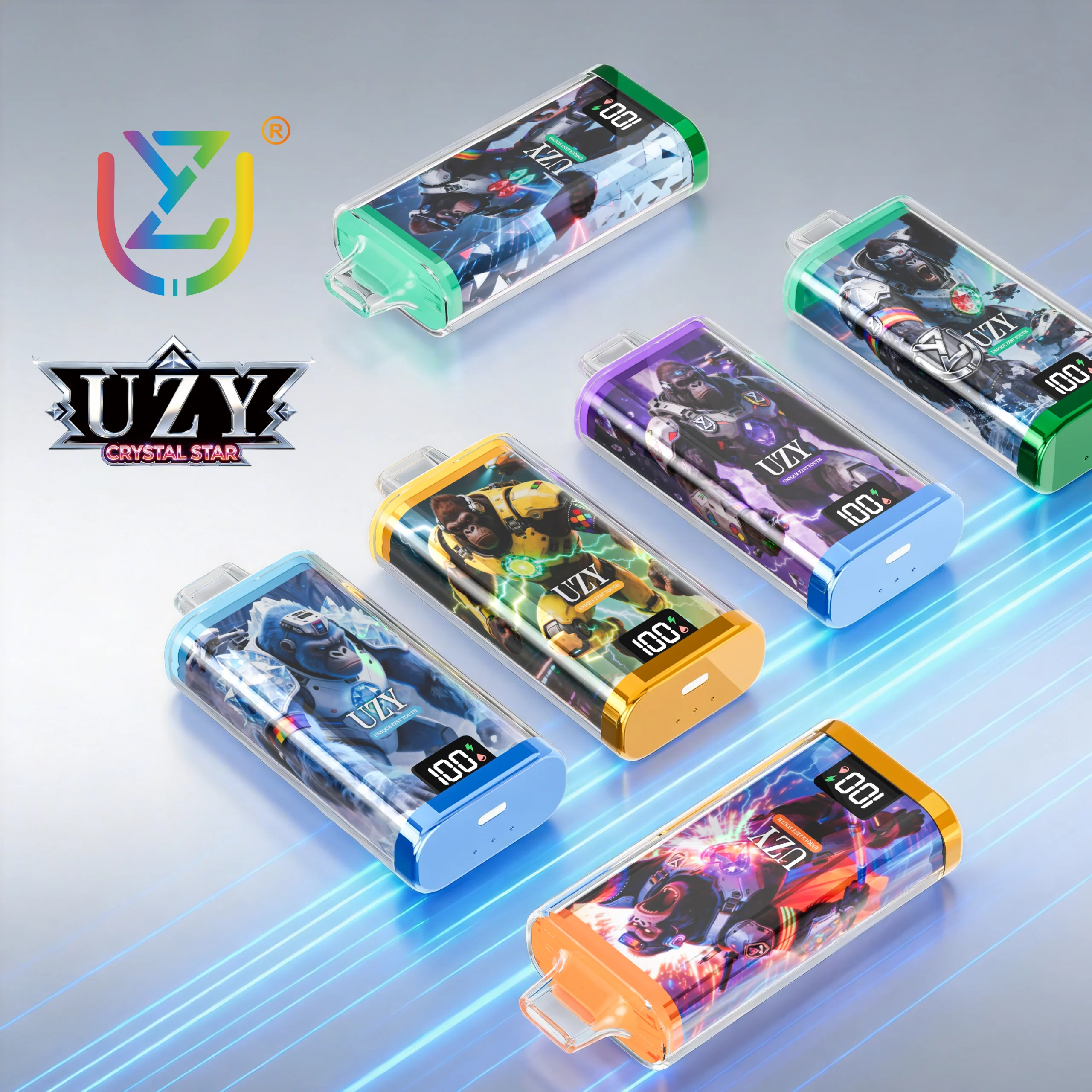 UZY Crystal Star 60.000 boccate – Sigaretta elettronica usa e getta
