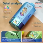 FIHP MULTI 120K bouffées, 6 saveurs en 1, vapoteuse jetable rechargeable à LED – présentation du produit