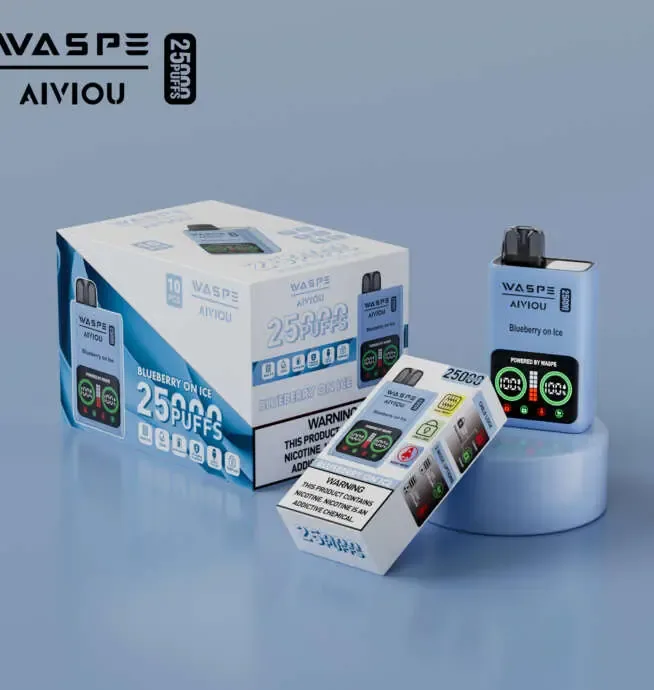 WASPE 25000 (25K) Puffs Original Edition Disposable Vape – Blueberry On Ice