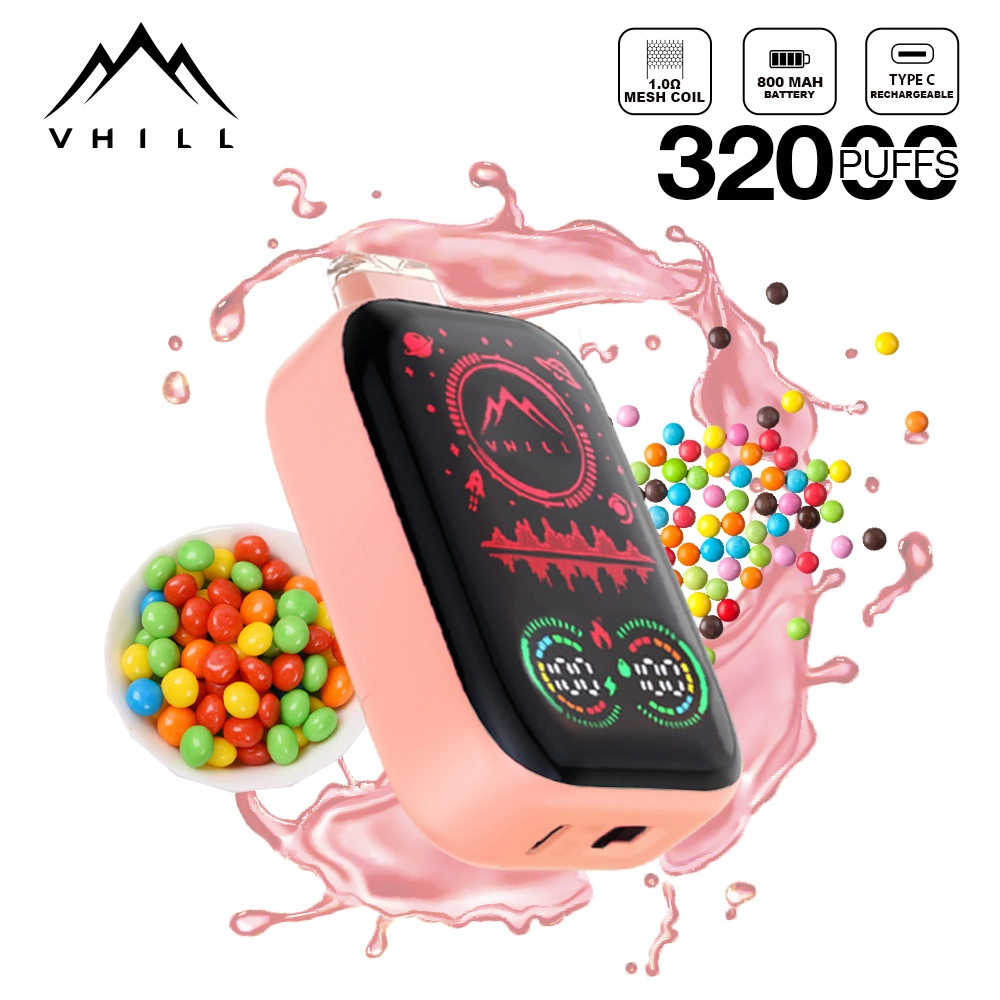 VHILL 32K Puffs Full Screen Gummy Bear Disposable Vape